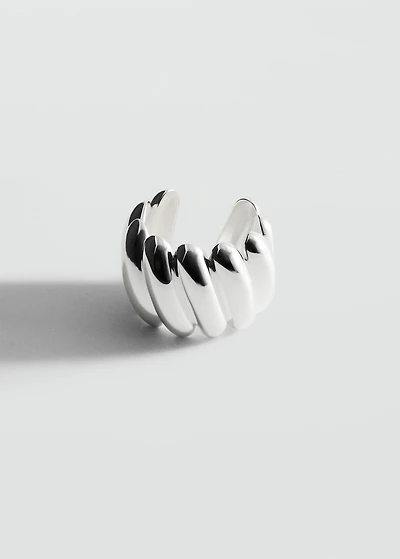 Rigid bracelet with relief