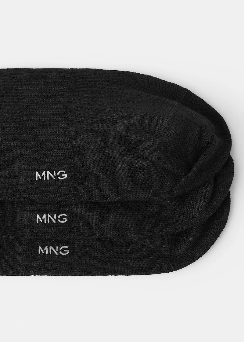 Pack of 3 cotton socks