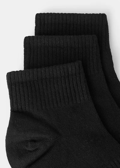 Pack of 3 cotton socks