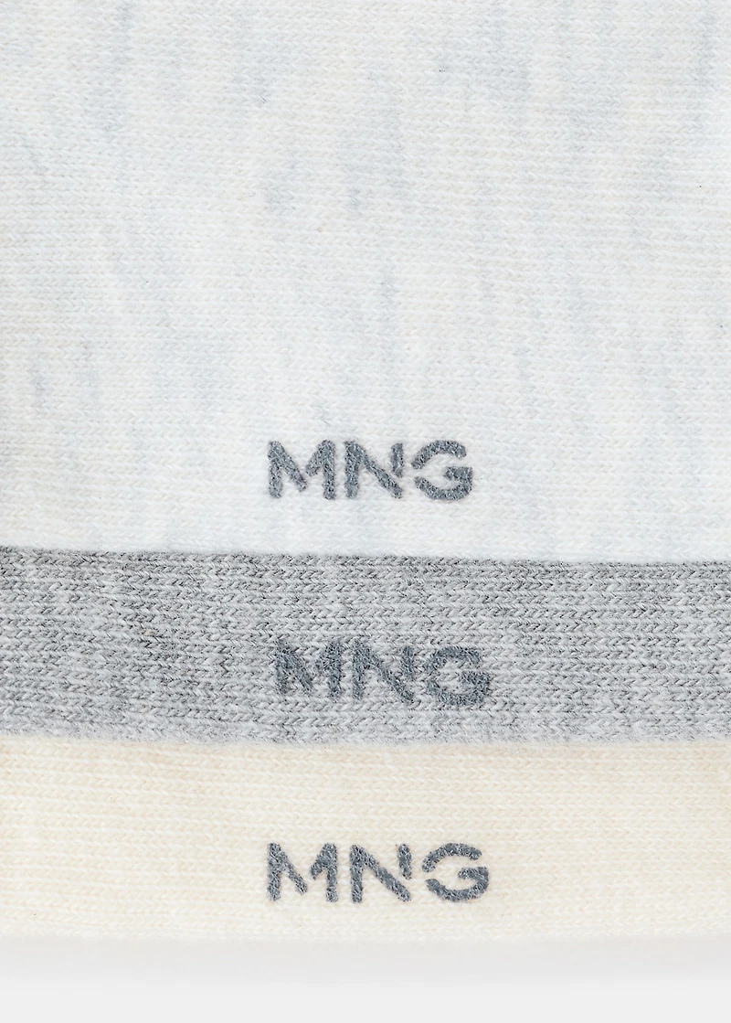 3-pack of invisible socks