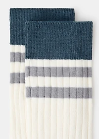 Pack of 2 striped cotton socks