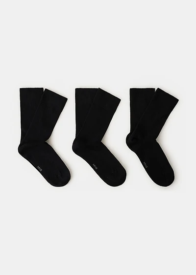 Pack of 3 cotton socks