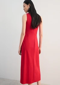 Flared midi-dress