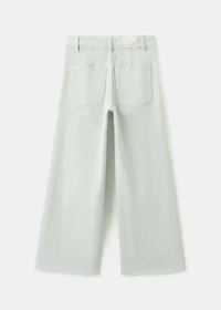 Culotte jeans with seam detail
