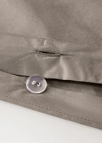 300-thread count cotton percale duvet cover for / cm bed