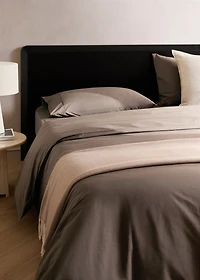 300-thread count cotton percale duvet cover for / cm bed