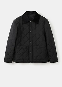 Quilted water repellent jacket