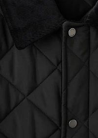 Quilted water repellent jacket