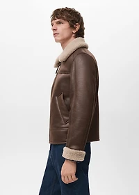 Double face sheepskin jacket
