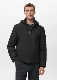 Quilted water repellent jacket