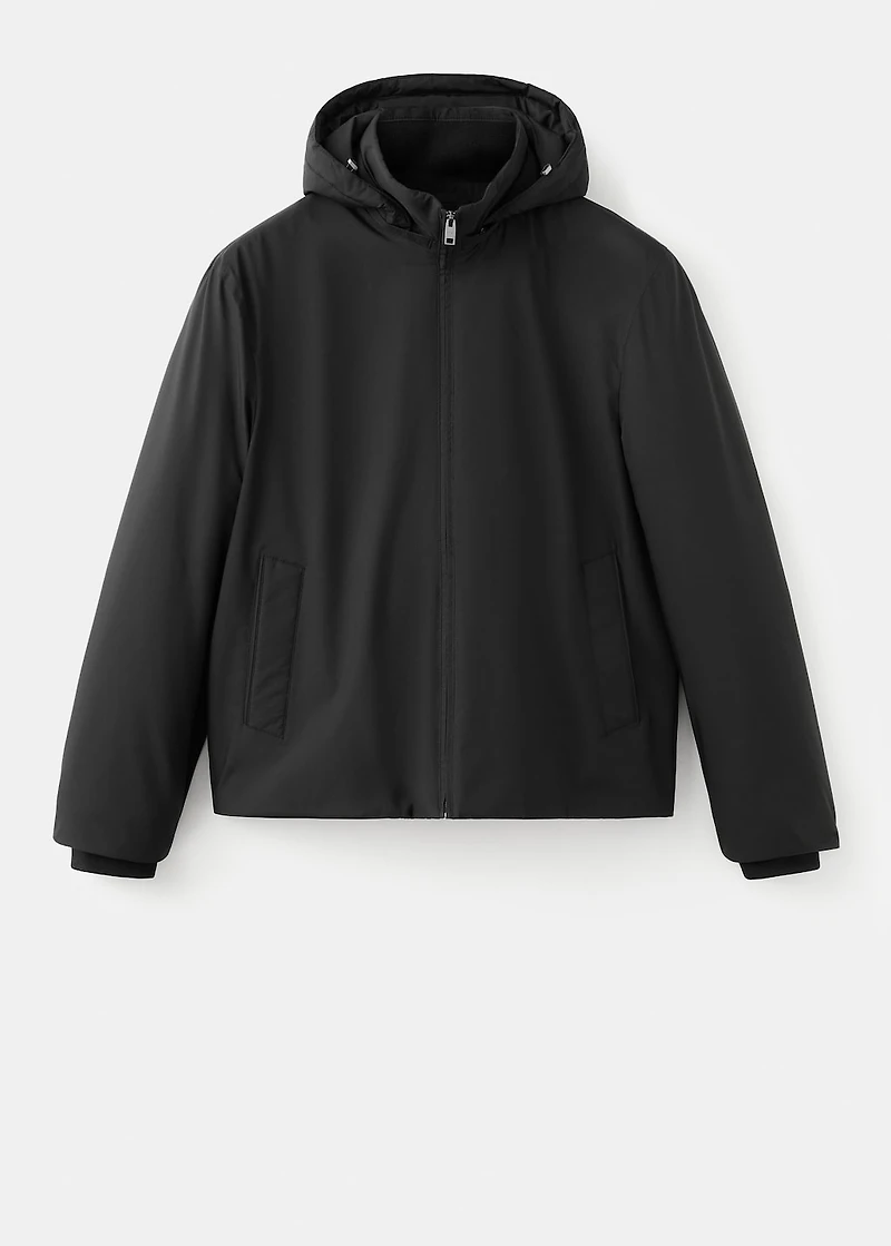 Quilted water repellent jacket