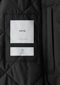 Quilted water repellent jacket