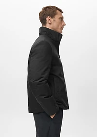 Quilted water repellent jacket