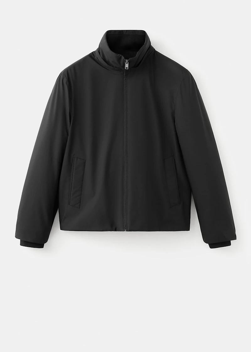 Quilted water repellent jacket