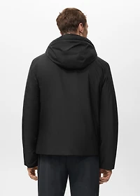 Quilted water repellent jacket