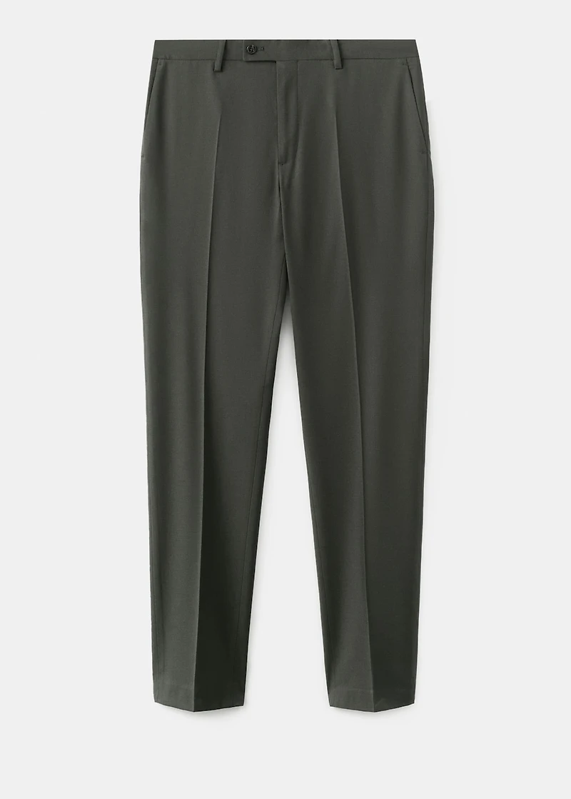 Milan slim-fit suit pants