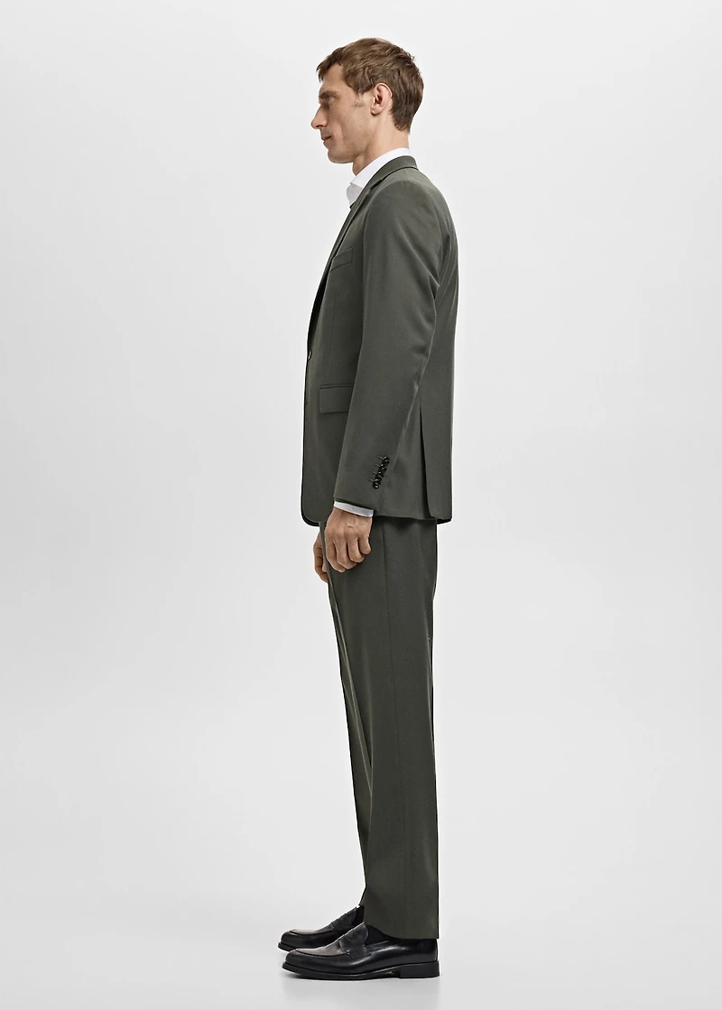Milan slim-fit suit pants