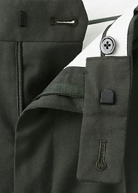 Milan slim-fit suit pants