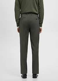Milan slim-fit suit pants