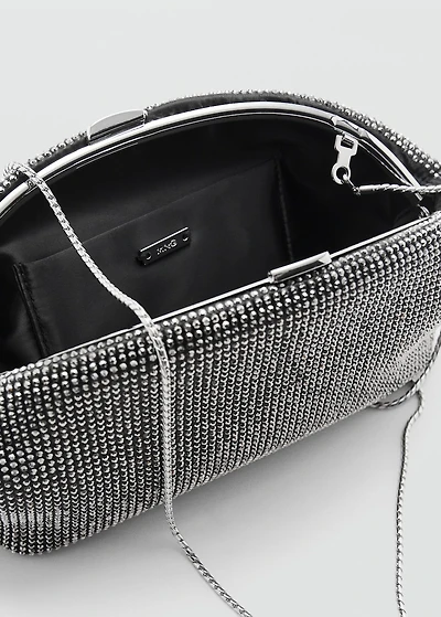 Crystal clutch bag
