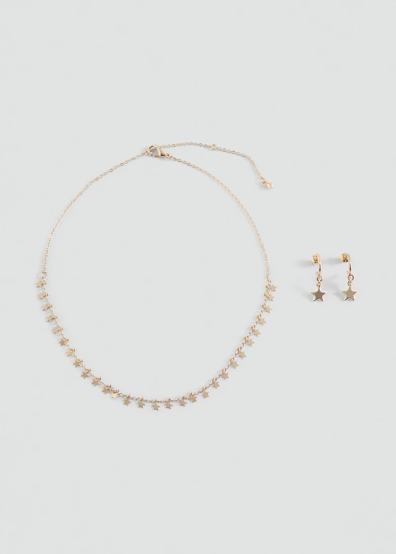 Necklace and earrings set