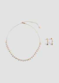 Necklace and earrings set