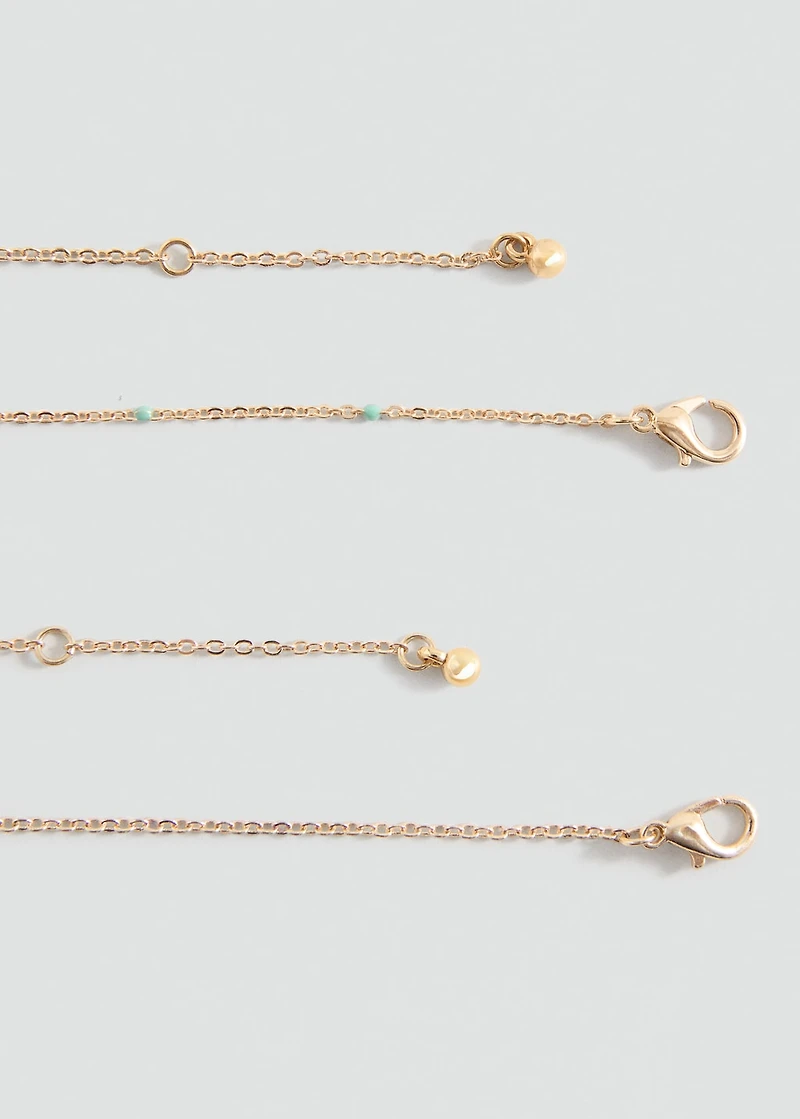 Combined necklace pack