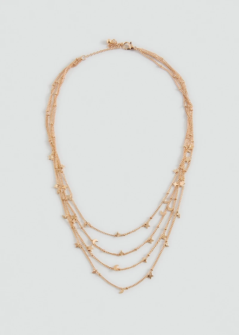 Multiple chain necklace