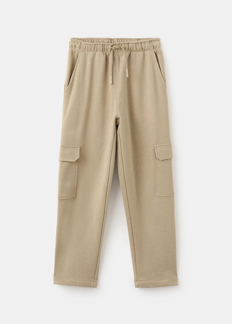 Cargo joggers with drawstring
