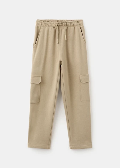 Cargo joggers with drawstring