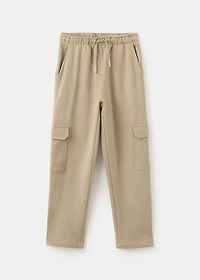 Cargo joggers with drawstring
