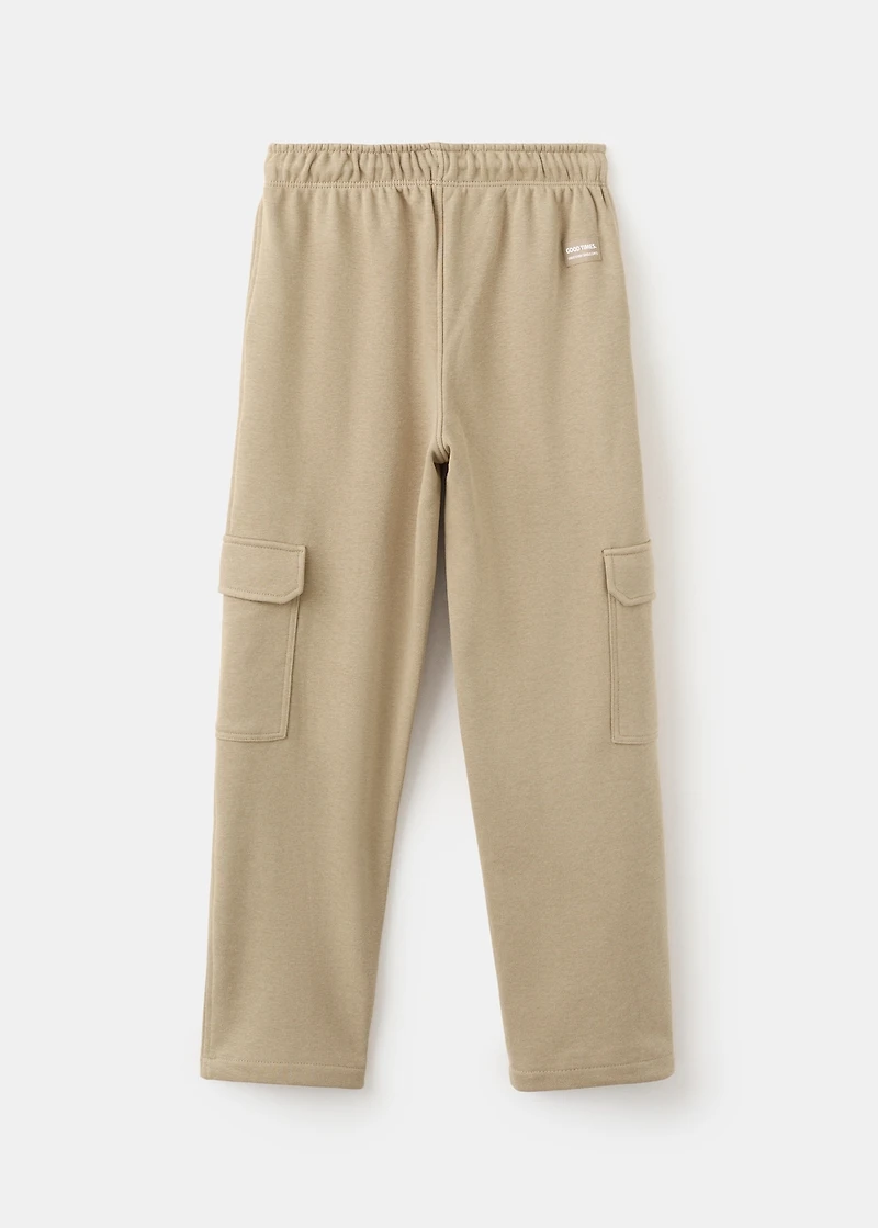 Cargo joggers with drawstring