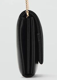 Crossbody bag with flap