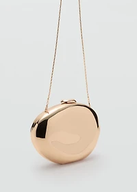 Oval clutch bag