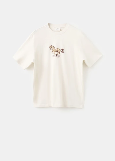 100% cotton printed t-shirt