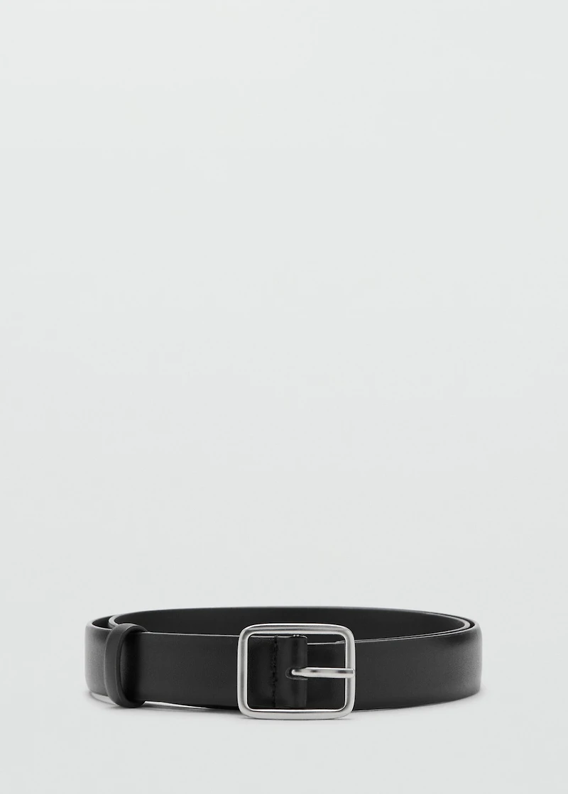 100% leather belt