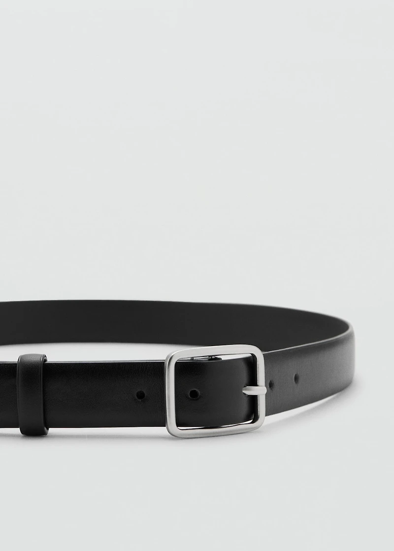 100% leather belt