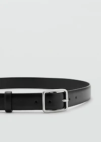 100% leather belt