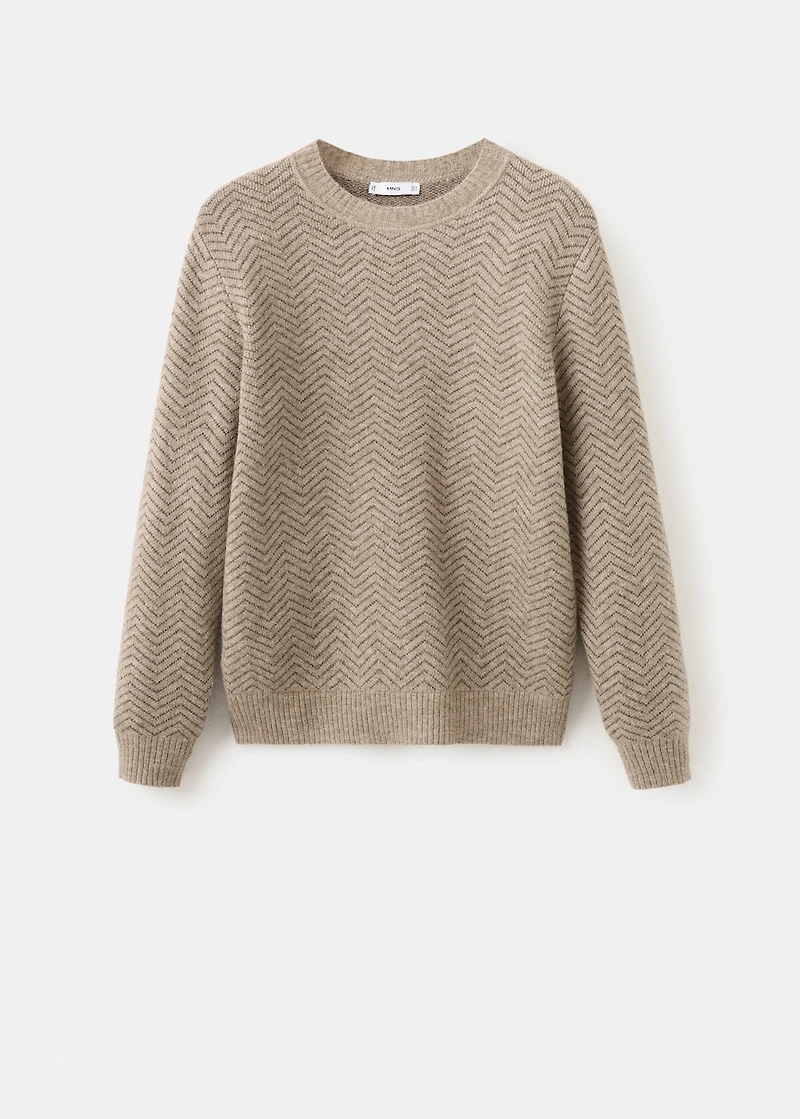 Knit striped sweater