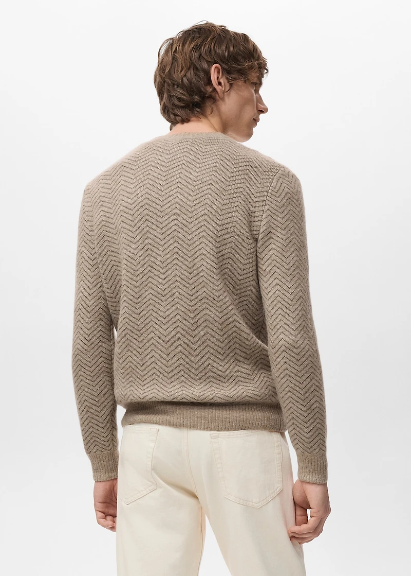 Knit striped sweater