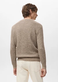 Knit striped sweater