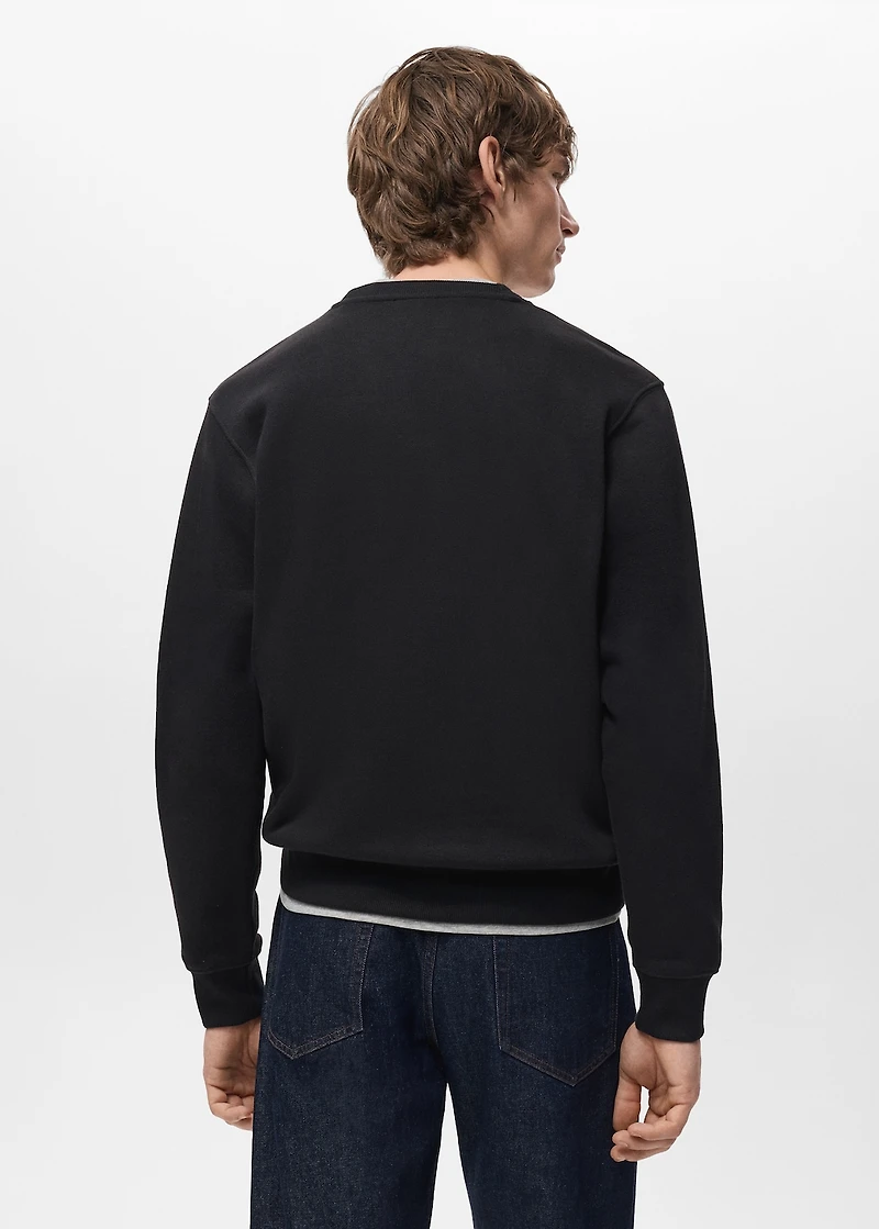Regular-fit cotton sweatshirt
