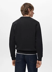 Regular-fit cotton sweatshirt