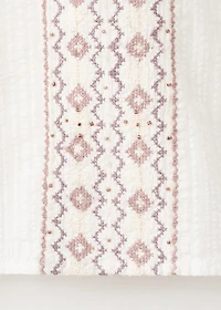 Beaded embroidered blouse