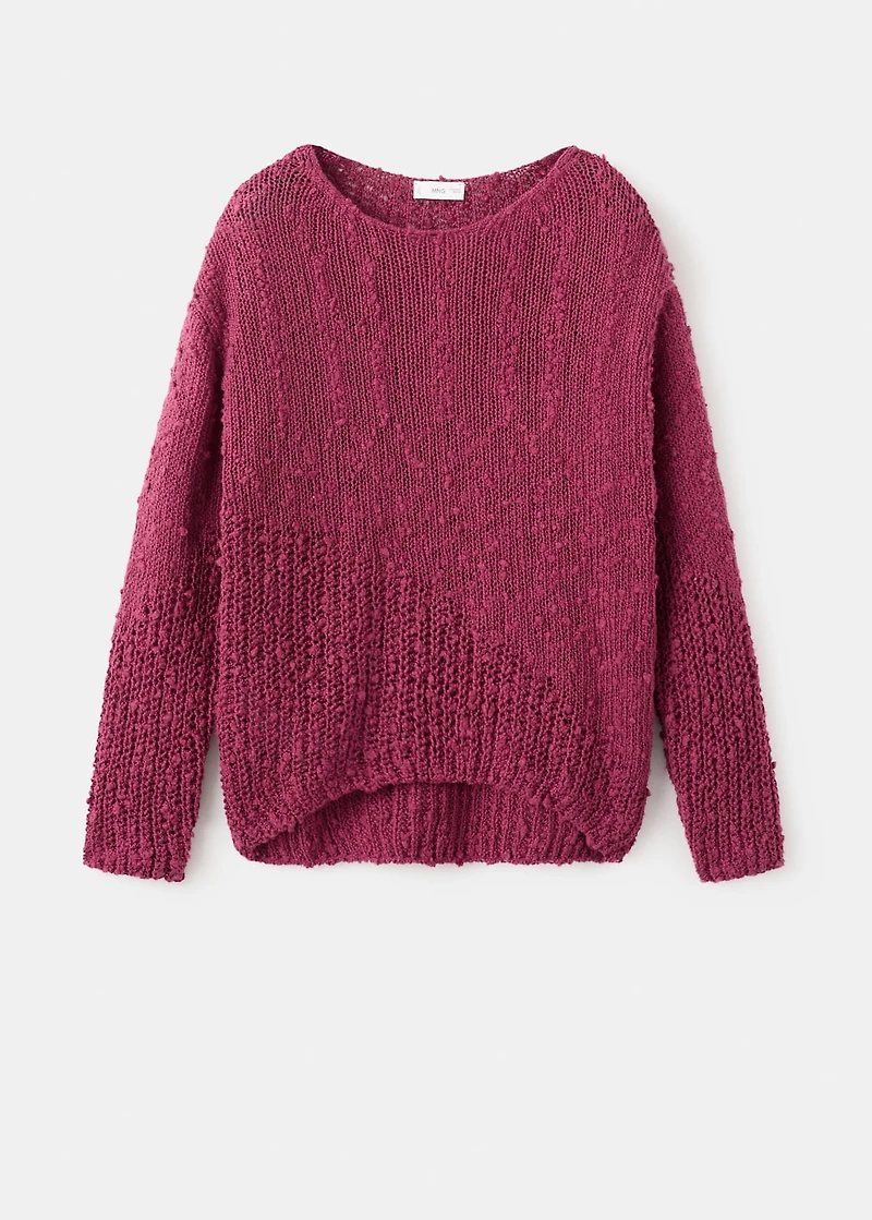 Fine-knit sweater