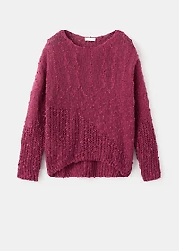 Fine-knit sweater