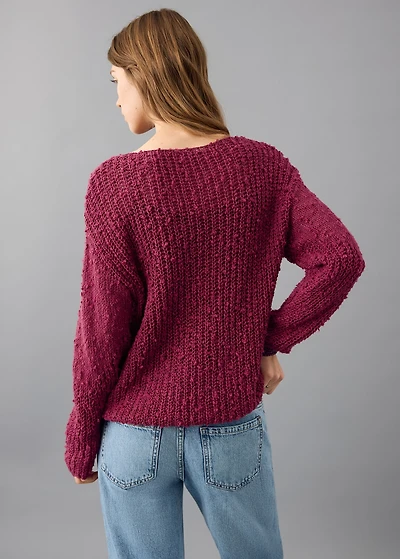 Fine-knit sweater