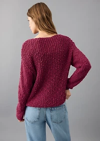 Fine-knit sweater
