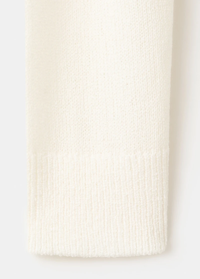 Cut-out knitted sweater