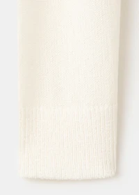 Cut-out knitted sweater